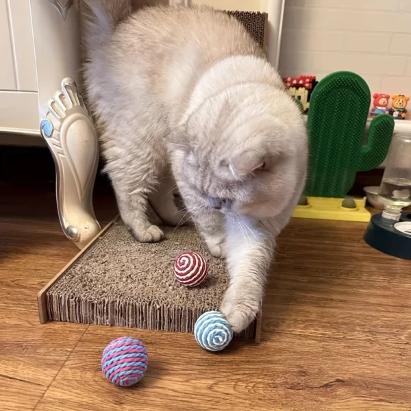 PELOTA DE SISAL PARA GATO - Imagen 3