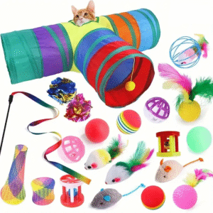 KIT DE 21 JUGUETES CON TUNEL
